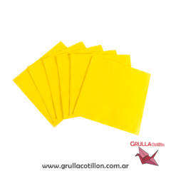 SERVILLETA LISA PREMIUM AMARILLA x20