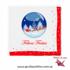 SERVILLETAS DELUX NAVIDAD ESFERA x20 en internet