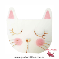 SERVILLETA GATITO x12