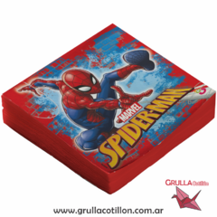 SERVILLETA ESTAMPADA HOMBRE ARAÑA x20