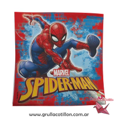 SERVILLETA ESTAMPADA HOMBRE ARAÑA x20 - comprar online