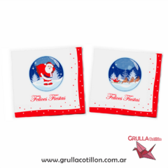 SERVILLETAS DELUX NAVIDAD ESFERA x20