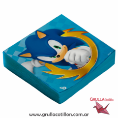 SERVILLETA ESTAMPADA SONIC x20 en internet