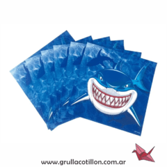 SERVILLETA TIBURÓN x 12 unidades