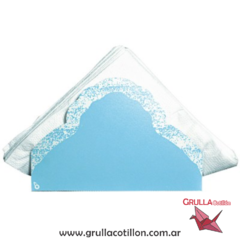 SERVILLETERO CELESTE PASTEL