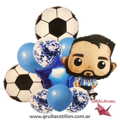 SET 10 GLOBOS MESSI - comprar online