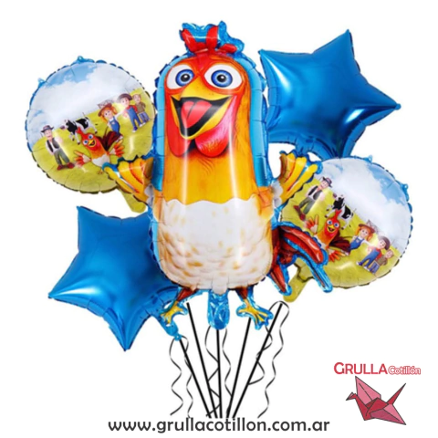 SET 5 GLOBOS BARTOLITO - comprar online
