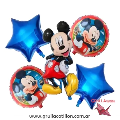 SET 5 GLOBOS MICKEY en internet