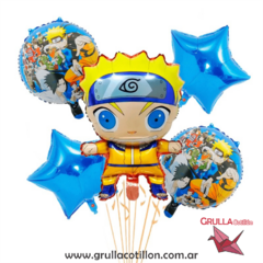 SET 5 GLOBOS NARUTO - comprar online