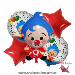 SET 5 GLOBOS PLIM PLIM - comprar online