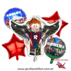 SET 5 GLOBOS ROBLOX - comprar online