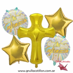 SET 5 GLOBOS MI CONFIRMACION - comprar online