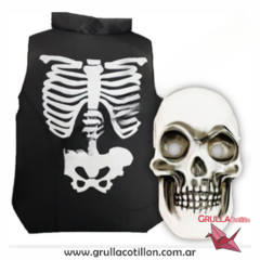 SET DISFRAZ HALLOWEEN - ESQUELETO