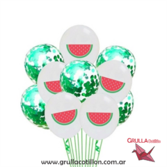 SET GLOBO SANDIA x15 unidades - comprar online