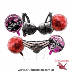 SET 5 GLOBOS DESPEDIDA SOLTERA LENCERIA