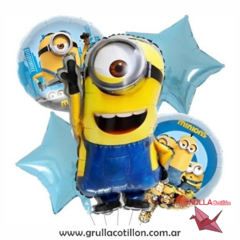 SET 5 GLOBOS MINIONS