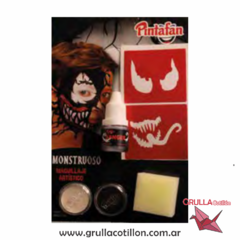 KIT MAQUILLAJE HALLOWEEN CON ACCESORIOS - VENOM