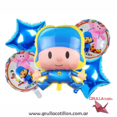 SET 5 GLOBOS POCOYO