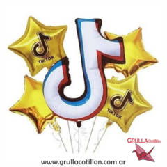 SET 5 GLOBOS TIK TOK