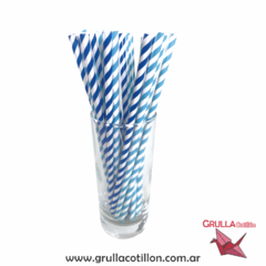 SORBETES COMBINADOS AZUL Y CELESTE x 12 - comprar online