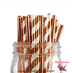 SORBETES ROSE GOLD x24 unidades