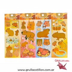 PLANCHITA DE STICKERS - CAPIBARA - comprar online
