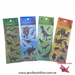 PLANCHITA DE STICKERS - DINOSAURIOS