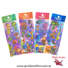 PLANCHITA DE STICKERS - INTENSAMENTE