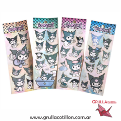 PLANCHITA DE STICKERS - KUROMI