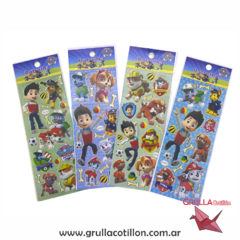 PLANCHITA DE STICKERS - PAW PATROL