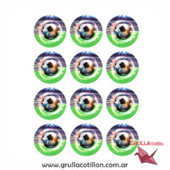 STICKER FUTBOL x12
