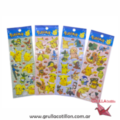 PLANCHITA DE STICKERS - POKEMON