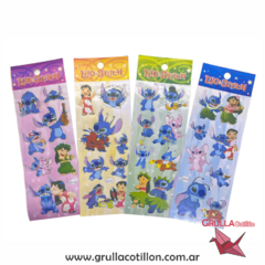 PLANCHITA DE STICKERS - STITCH