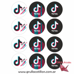 STICKERS TIK TOK x12