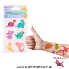 TATUAJE TEMPORAL - DINOSAURIOS - comprar online