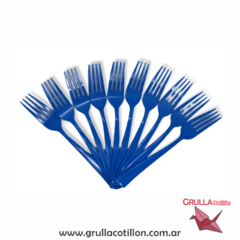 TENEDORES PREMIUM CELESTE x10 - comprar online
