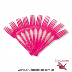 TENEDORES PREMIUM ROSA x10 - comprar online