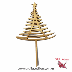 TOPPER ARBOLITO NAVIDAD DORADO