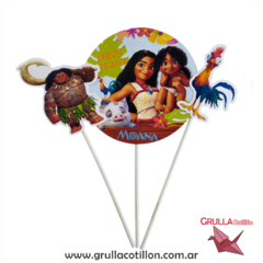 CAKE TOPPER x3 - MOANA - comprar online