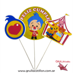 CAKE TOPPER x3 - PLIM PLIM - comprar online