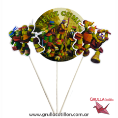 CAKE TOPPER x3 - TORTUGAS NINJA - comprar online