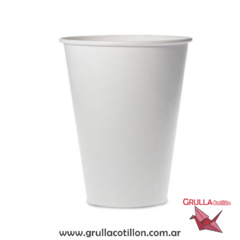 VASO BLANCO POLIPAPEL x8