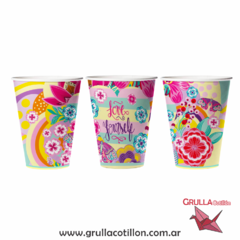 VASO FLORES - CAR PINTOS x8