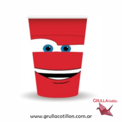 VASOS CARS x8