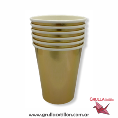 VASOS DORADOS x10