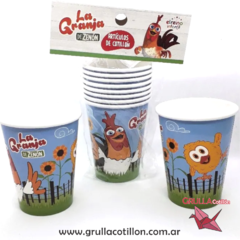 VASOS LA GRANJA DE ZENON x8