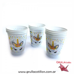 VASOS UNICORNIO DREAMS x10