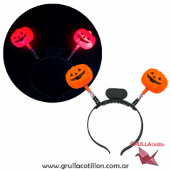 VINCHA HALLOWEEN CALABAZA LED