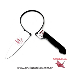 VINCHA HALLOWEEN CUCHILLO CABEZA - comprar online