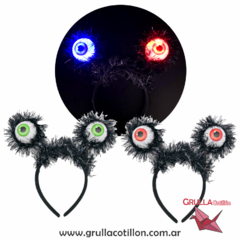 VINCHA HALLOWEEN OJOS MONSTRUO LED